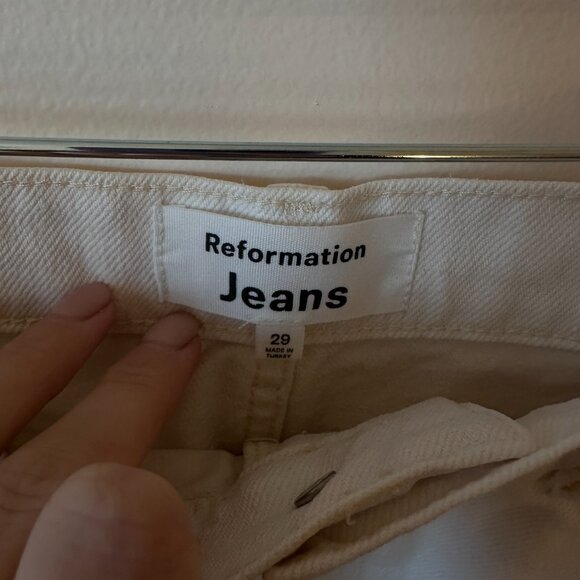 Reformation Jeans (Cream) - Picture 3 of 3